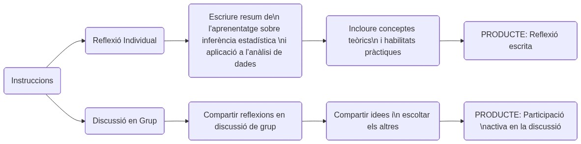 Esquema de les activitats
