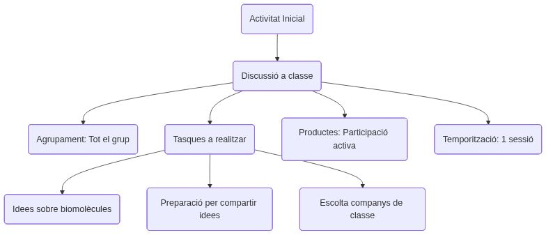 Esquema de l'activitat