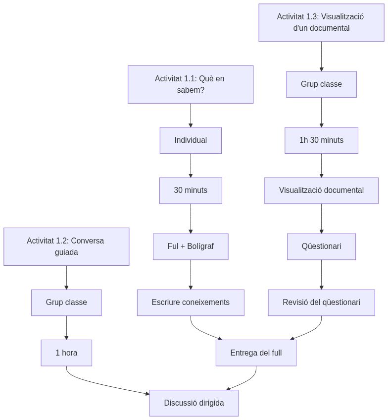 Esquema de l'activitat