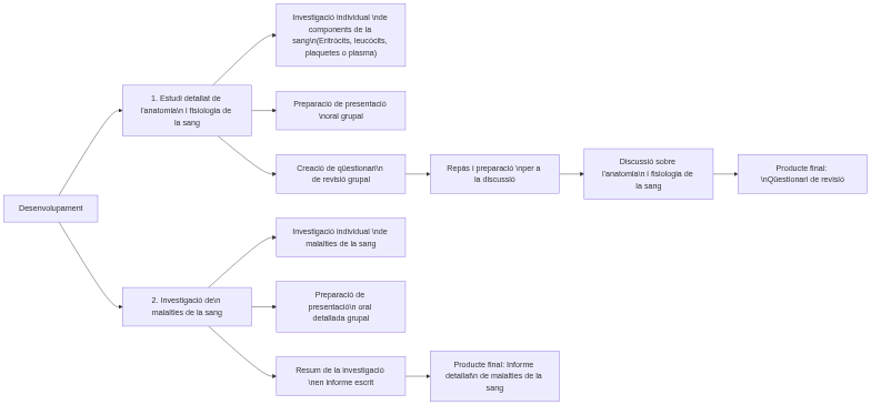 Esquema de l'activitat